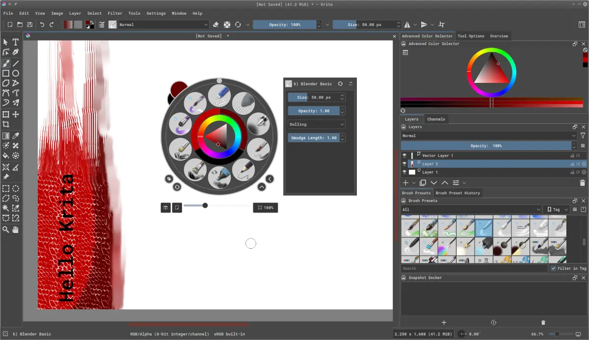 Krita screenshot